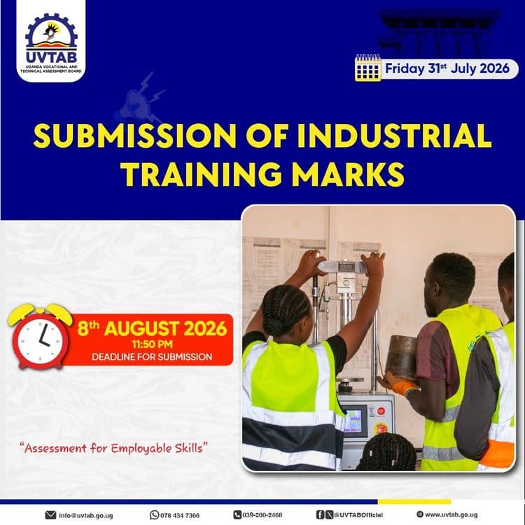 Submission of Industrial Training Marks.